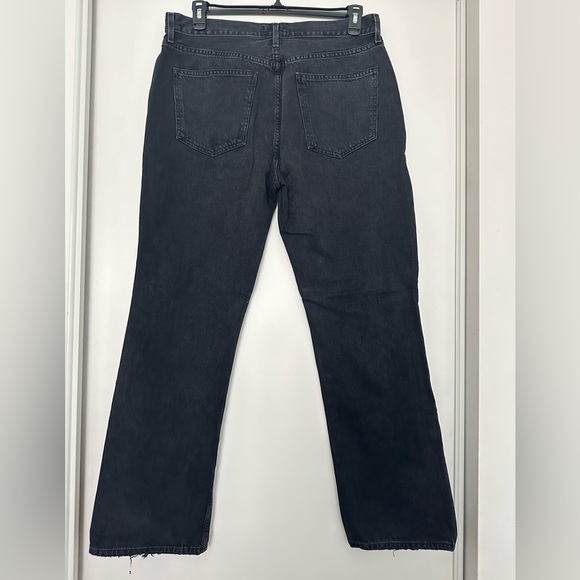 BRAND NEW AGOLDE Lana Straight Jeans in Disorder (Black) in Size 32 - Picture 6 of 6